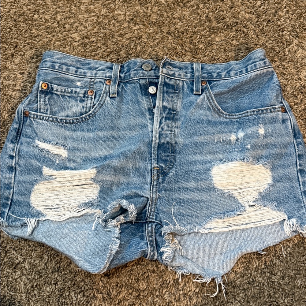 Levi's 501 Classic Blue Denim.